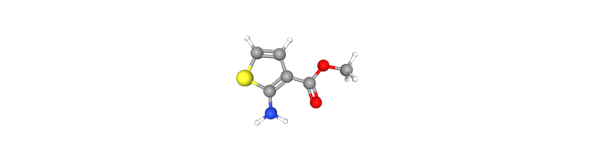 Methyl 2-aminothiophene-3-carboxylate 化学構造