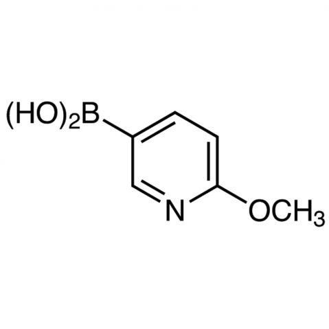 6-Methoxy-3-pyridinylboronic acid التركيب الكيميائي