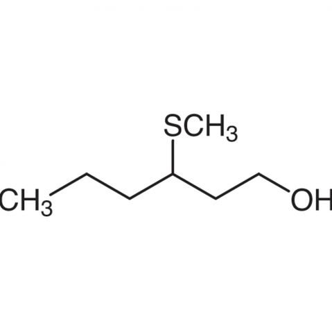 3-(Methylthio)-1-hexanol Chemical Structure