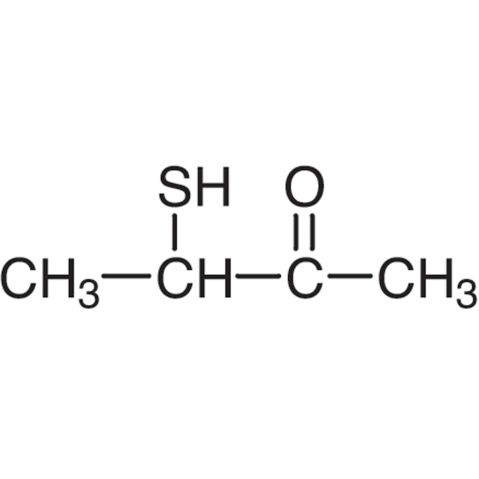 3-Mercapto-2-butanone 化学構造