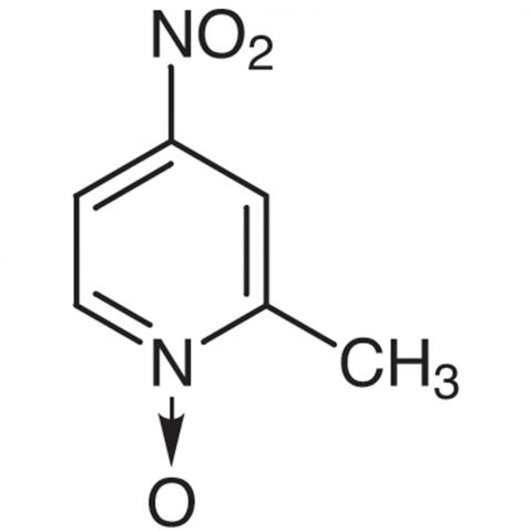 2-Methyl-4-nitropyridine N-Oxide Chemical Structure