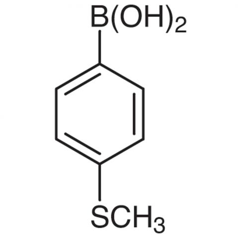 4-(Methylthio)phenylboronic acid(contains varying amounts of Anhydride) Chemical Structure