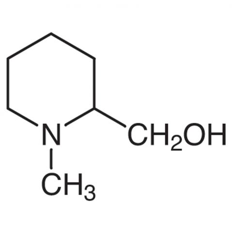 1-Methyl-2-piperidinemethanol Chemical Structure