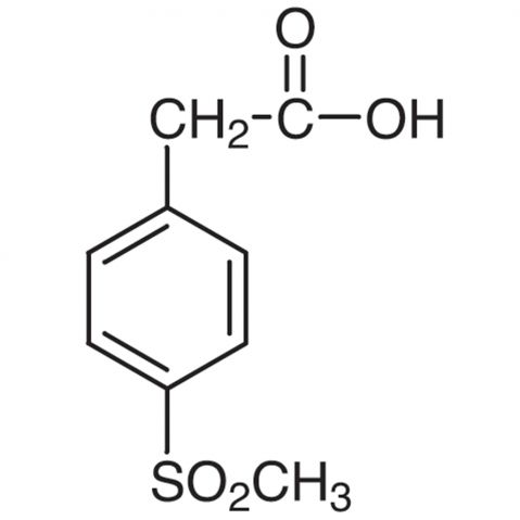 4-(Methylsulfonyl)phenylacetic acid Chemical Structure