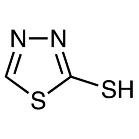 2-Mercapto-1,3,4-thiadiazole Chemical Structure