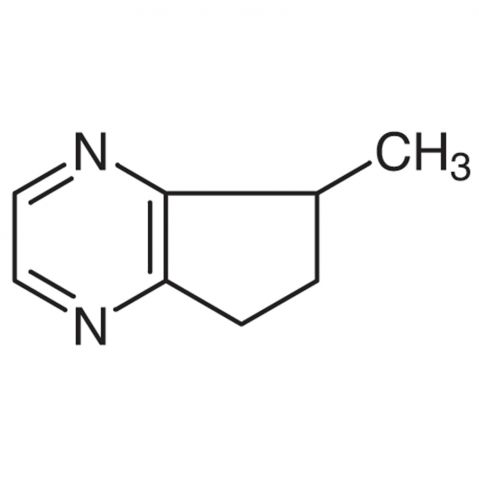 5H-5-Methyl-6,7-dihydrocyclopentapyrazine Chemische Struktur