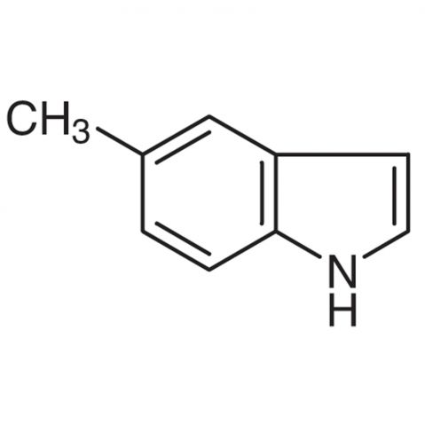 5-Methylindole Chemische Struktur