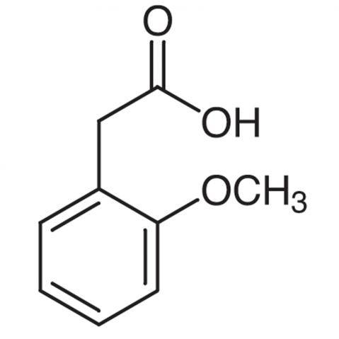 2-Methoxyphenylacetic acid Chemical Structure