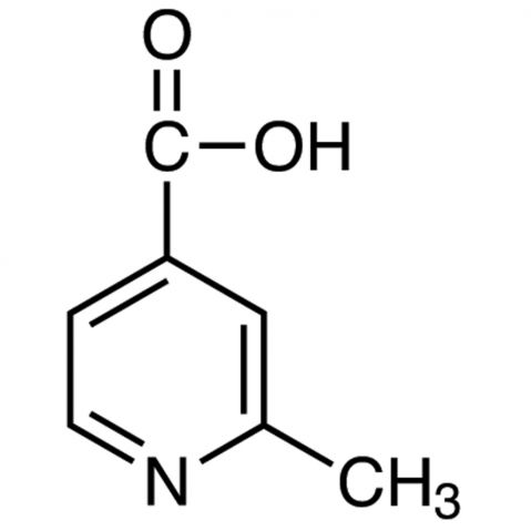 2-Methylpyridine-4-carboxylic acid Chemical Structure