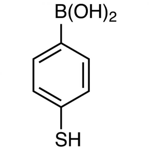 4-Mercaptophenylboronic Acid (contains varying amounts of Anhydride) Chemische Struktur