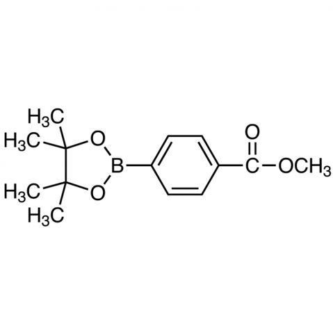 4-Methoxycarbonylphenylboronic acid pinacol ester 化学構造