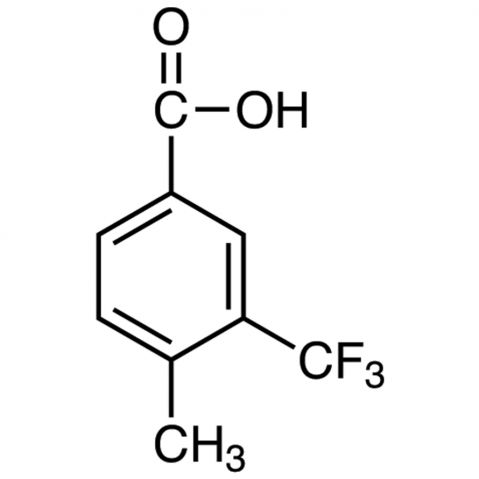 4-Methyl-3-(trifluoromethyl)benzoic acid 化学構造