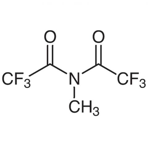 N-Methyl-bis(trifluoroacetamide) 化学構造