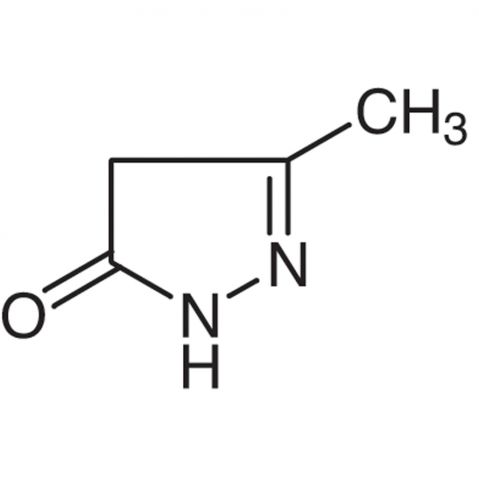 3-Methyl-5-pyrazolone Chemical Structure