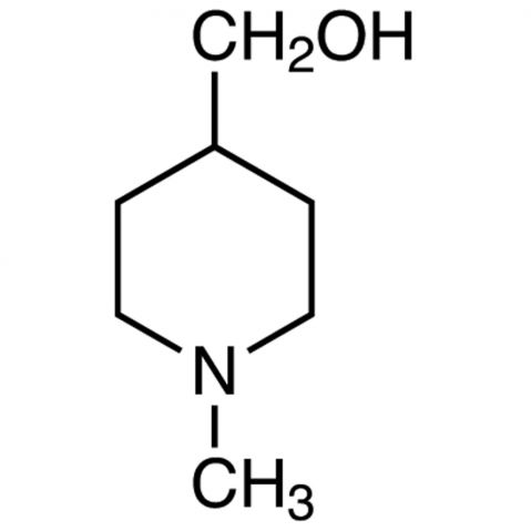 1-Methyl-4-piperidinemethanol Chemical Structure