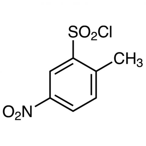 2-Methyl-5-nitrobenzenesulfonyl chloride 化学構造