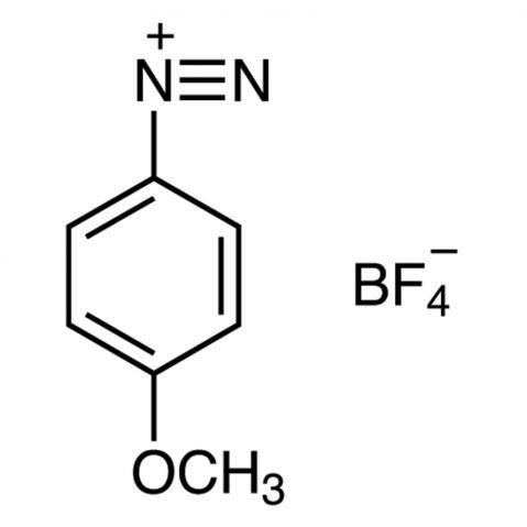 4-Methoxybenzenediazonium tetrafluoroborate Chemische Struktur