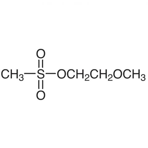 2-Methoxyethyl Methanesulfonate 化学構造