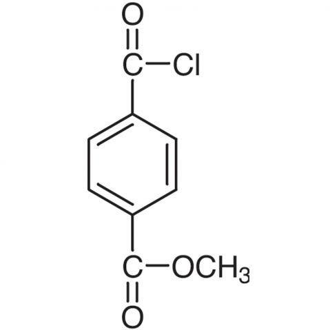 Methyl 4-(chlorocarbonyl)benzoate التركيب الكيميائي