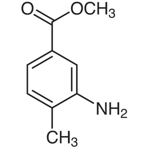 Methyl 3-Amino-4-methylbenzoate 化学構造