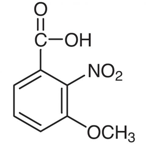 3-Methoxy-2-nitrobenzoic acid Chemical Structure