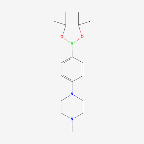 4-(4-Methyl-1-piperazinyl)benzeneboronic acid pinacol ester Chemical Structure