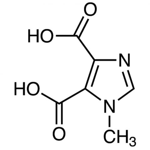 1-Methyl-1H-imidazole-4,5-dicarboxylic Acid 化学構造