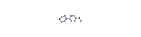 1-(4-Methoxyphenyl)piperazine Chemische Struktur