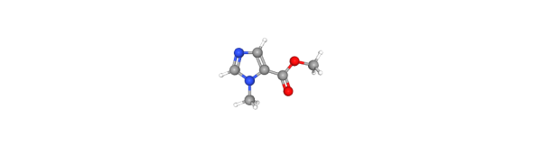 Methyl 1-methylimidazole-5-carboxylate 化学構造