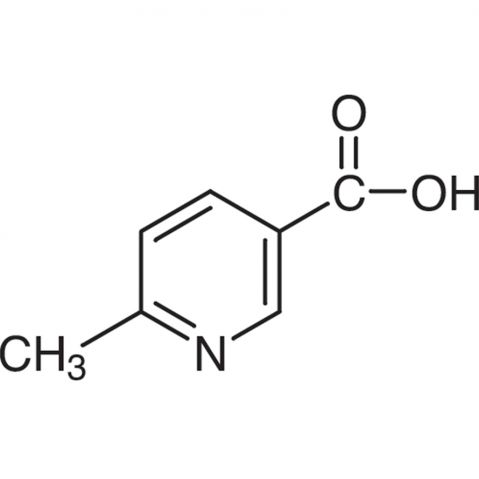 6-Methylnicotinic Acid 化学構造