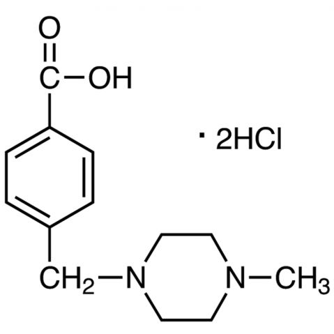 4-[(4-methylpiperazin-1-yl)methyl]benzoic acid dihydrochloride 化学構造