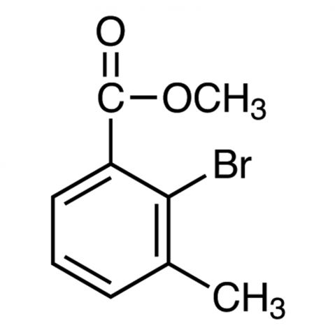 Methyl 2-bromo-3-methylbenzoate Chemical Structure