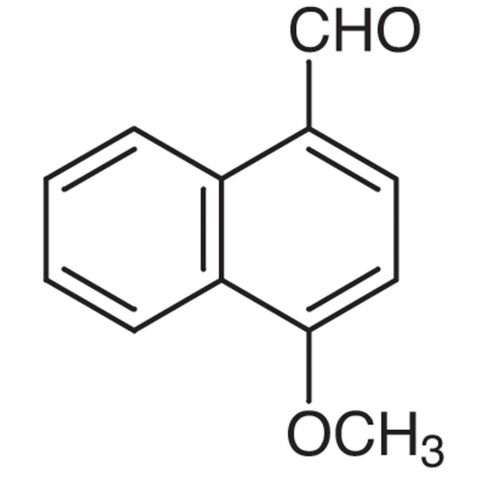 4-Methoxy-1-naphthaldehyde Chemische Struktur