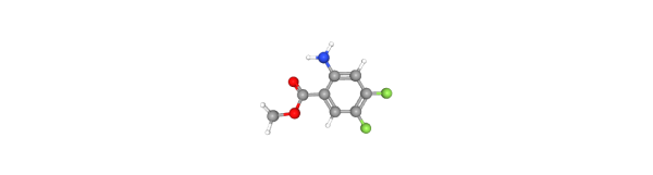 Methyl 2-amino-4,5-difluorobenzoate 化学構造