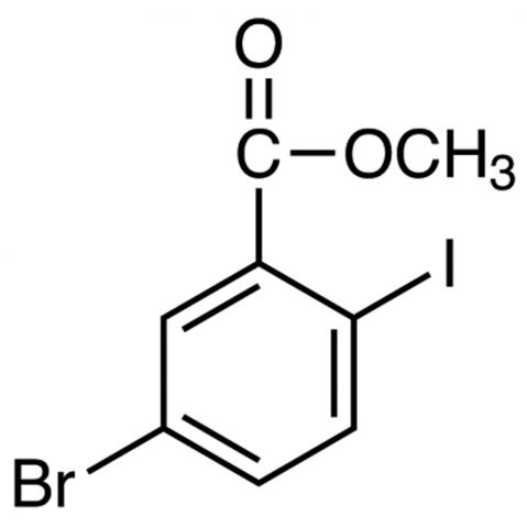 Methyl 5-bromo-2-iodobenzoate Chemical Structure