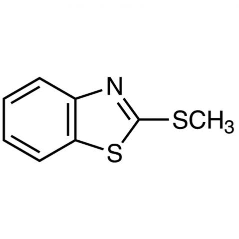 2-(Methylthio)benzothiazole 化学構造