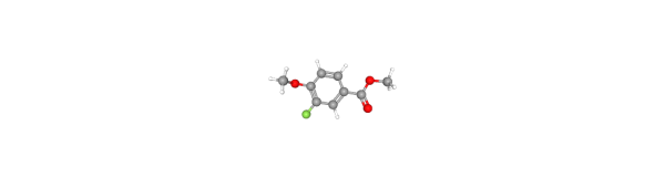 Methyl 3-fluoro-4-methoxybenzoate Chemical Structure