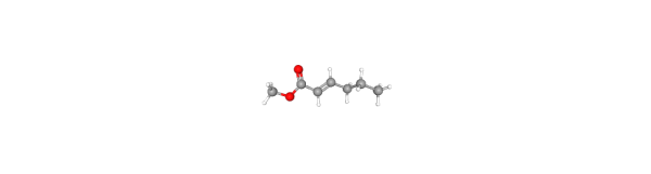 Methyl trans-2-hexenoate Chemische Struktur