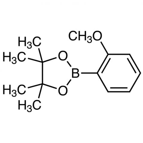 2-Methoxyphenylboronic Acid Pinacol Ester 化学構造