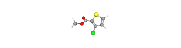 Methyl 3-chlorothiophene-2-carboxylate التركيب الكيميائي