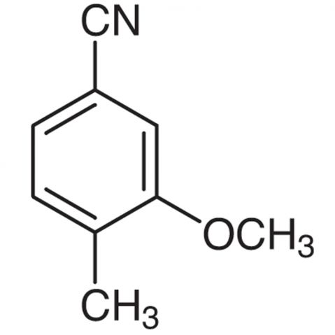 3-Methoxy-4-methylbenzonitrile Chemische Struktur