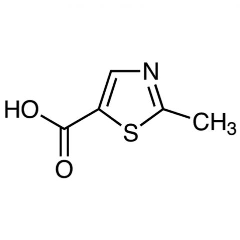 2-Methylthiazole-5-carboxylic Acid 化学構造