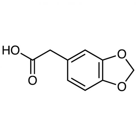 3,4-Methylenedioxyphenylacetic Acid Chemical Structure