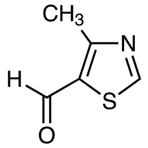 4-methylthiazole-5-carbaldehyde 化学構造