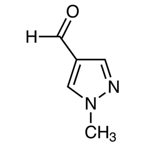 1-Methyl-1H-pyrazole-4-carboxaldehyde 化学構造