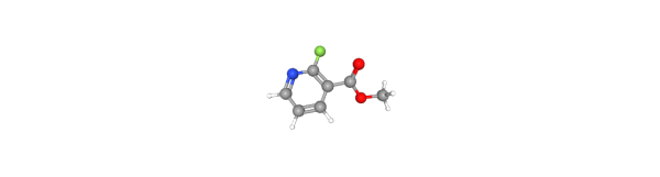 Methyl 2-fluoropyridine-3-carboxylate Chemische Struktur