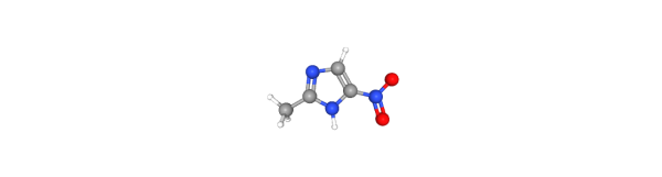 2-Methyl-5-nitroimidazole 化学構造