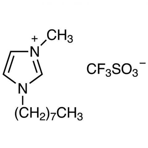 1-Methyl-3-octylimidazolium trifluoromethanesulfonate 化学構造