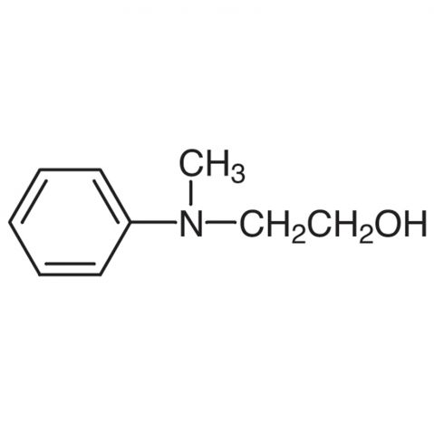 2-(Methylphenylamino)ethanol 化学構造