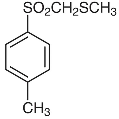 Methylthiomethyl p-Tolyl Sulfone Chemical Structure